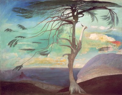The Solitary Cedar, 1907 by Tivadar Kosztka Csontvary